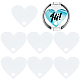 8個のアクリル熱転写大型ペンダント(FIND-SP0003-09C)-1