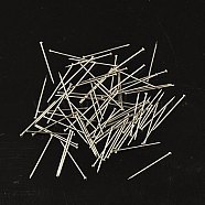 Stainless Steel Flat Head Pins, Stainless Steel Color, 22x0.65mm, 22 Gauge, Head: 1mm(X-NEED-D003-1)