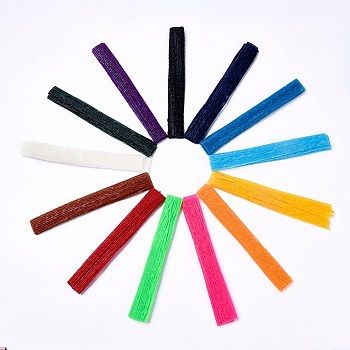 Bendable Wax Craft Yarn Sticks, Perfect Travel Toys, Used for School Project Handicraft, Mixed Color, 21x7mm