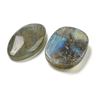 Natural Labradorite Cabochons(G-Q191-03)-2