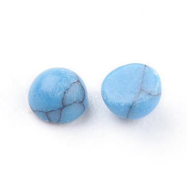 Synthetic Blue Turquoise Cabochons(G-F528-31-3mm)-2