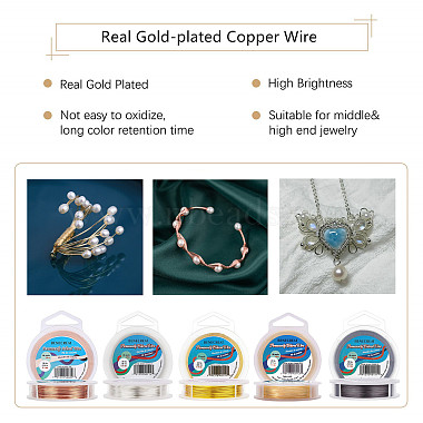 BENECREAT 3 Strands Copper Craft Wire(CWIR-BC0008-0.8mm-AB)-3