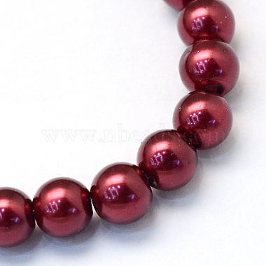 Chapelets de perles rondes en verre peint(X-HY-Q003-6mm-39)-2