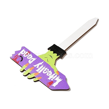 Halloween Theme Wood Garden Stake(WOOD-I010-05B)-3