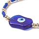 3Pcs 3 Color Evil Eye Lampwork & Glass Seed Braided Bead Bracelets Set for Women(BJEW-JB09250)-5