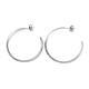 304 Stainless Steel Ring Stud Earrings(EJEW-K295-01A-P)-1