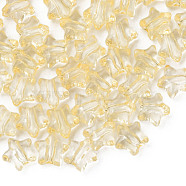 Transparent Acrylic Beads, Star, Blanched Almond, 9x9.5x5.5mm, Hole: 2mm, about 2000pcs/500g(MACR-S373-45-B13)