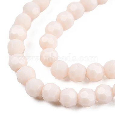 Opaque Solid Glass Bead Strands(GLAA-R166-4mm-02M)-3