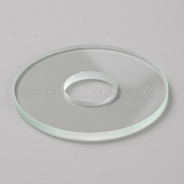 Transparent Glass Linking Rings(GLAA-WH0038-49)-2