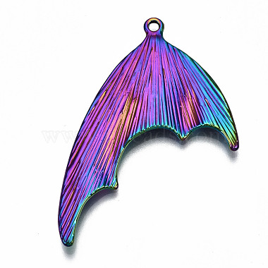 Gros pendentifs en alliage de couleur arc-en-ciel plaqué(X-PALLOY-S180-016-RS)-2