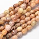 Ovales agate naturelle brins de perles(G-P106-08)-1
