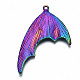 Gros pendentifs en alliage de couleur arc-en-ciel plaqué(X-PALLOY-S180-016-RS)-2