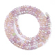 Chapelets de perles en verre galvanoplastique(X-EGLA-S192-001A-B02)-2