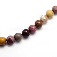 Natural Mookaite Round Beads Strands, 4mm, Hole: 0.8mm, about 97pcs/strand, 15.5 inch(X-G-O047-12-4mm)