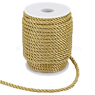 20 Yards 3-Ply Cotton Cord, Cotton Milan Cord, for Craft Making, Dark Khaki, 1/4 inch(6mm)(OCOR-WH0086-16B)