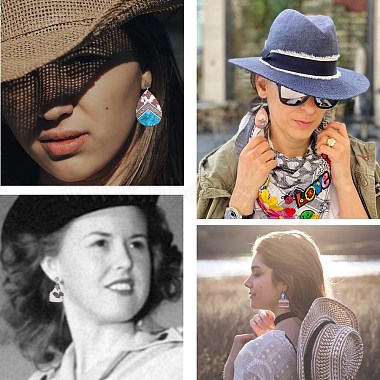 DIY Western Cowgirl Theme Earring Making Kit(DIY-SZ0009-74)-7