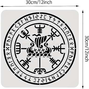 Plastic Reusable Drawing Painting Stencils Templates(DIY-WH0172-915)-2