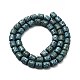 Electroplated Natural Lava Rock Beads Strands(G-G984-16D)-2