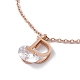 Crystal Rhinestone Initial Letter D Pendant Necklace(NJEW-F298-02RG)-1