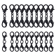 50Pcs 2 Styles Alloy Double Lobster Claw Clasps(FIND-NB0004-74)-1
