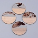 Resin & Wood Pendants(X-RESI-R428-03A)-1