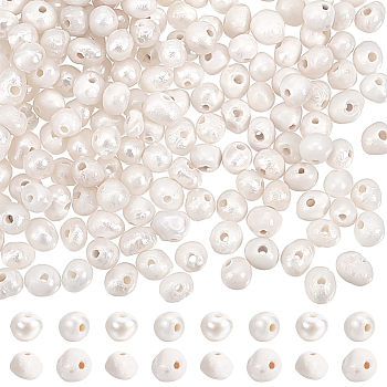 Elite 200Pcs 2 Colors Natural Cultured Freshwater Pearl Beads Strands, Potato, Mixed Color, 1.5~2x1.5~3x1.5~2mm, Hole: 0.5mm, 100pcs/color