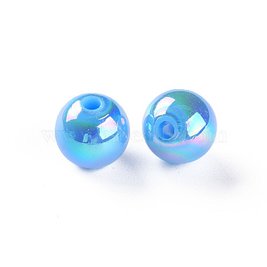 Perles acryliques opaques(MACR-S370-D10mm-7)-2