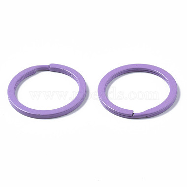Spray Painted Iron Split Key Rings(X-KEYC-S255-003)-5