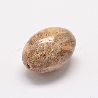 Natural Petrified Wood Beads(G-P076-34B)-2