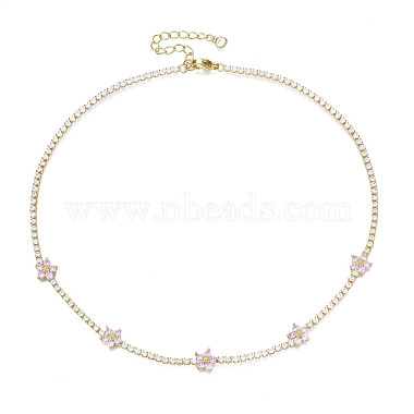 Pink Cubic Zirconia Necklaces