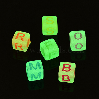 Luminous Transparent Acrylic Beads(X-LACR-N001-59)-7