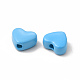 Heart Spray Painted Alloy Beads(FIND-G053-01C)-3