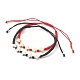 Unisex Adjustable Nylon Cord Braided Bead Bracelets Sets(BJEW-JB06330)-1