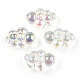 Placage uv perles acryliques transparentes(X-PACR-T007-36)-4