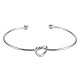 Bracelet manchette en forme de nœud(BJEW-N013-007)-1