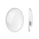 Transparent Oval Glass Cabochons(GGLA-R022-40x30)-1