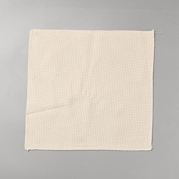 Cotton Embroidery Fabric, Square, Cornsilk, 29.7x28.5x0.07cm