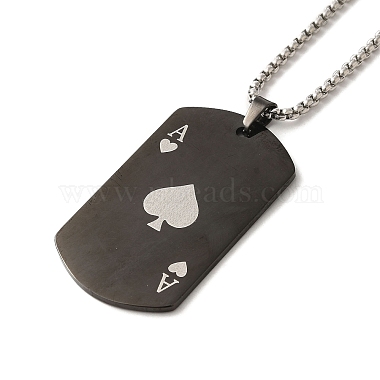 Rectangle Iron Necklaces