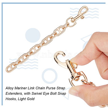 Alloy Mariner Link Chain Purse Strap Extenders(DIY-WH0304-706LG)-4
