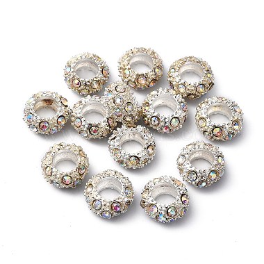 Alloy Rhinestone European Beads(CPDL-H999-18)-2