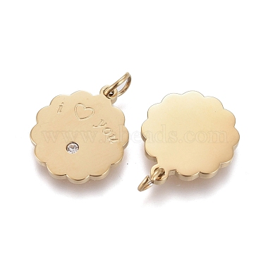 Valentine's Day 316 Surgical Stainless Steel Charms(STAS-I164-038G)-3