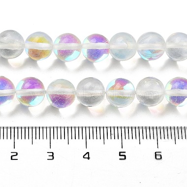 透明なガラスビーズ(GLAA-B022-8mm-14)-4