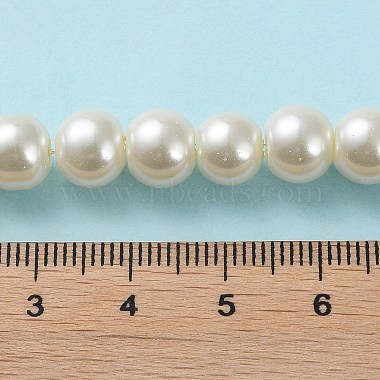 Chapelets de perles en verre nacré(HY-8D-B02)-5