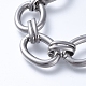 Bracelets avec chaînes en 304 acier inoxydable(BJEW-F407-01-P)-2