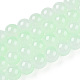 cuisson imitation peinte jade verre brins de perles rondes(DGLA-N003-8mm-02-1)-1