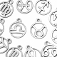 12Pcs 12 Style 201 Stainless Steel Charms(STAS-YW0001-33)-2