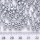 6/0 perles de rocaille rondes en verre de peinture de cuisson(SEED-S036-01C-14)-3