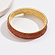 Real 18K Gold Plated Brass Multi Layer Wrap Bracelets(RM1445-6)-1