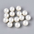ABS Imitation Pearl Acrylic Beads, No Hole, Round, Beige, 4.5mm, about 10000pcs/500g(OACR-S011-5mm-01)