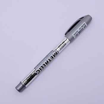 Epoxy Resin Drawing Pen, Paint Marker, Marking Pen, Graffiti Signature Pen, Daily Supplies, Gray, 140.5x12x16mm